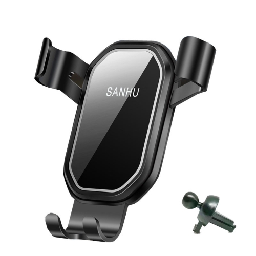 

SANHU S39 Automotive Phone Holder Car Air Vent Navigation Fixed Support Clip, Size: Mirror Model(Black)