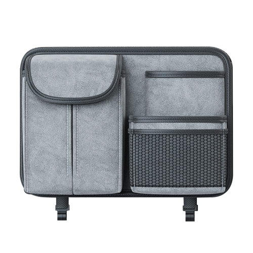 

Car Seat Back Organizer Multifunctional Storage Bag Decorative Products(Gray)