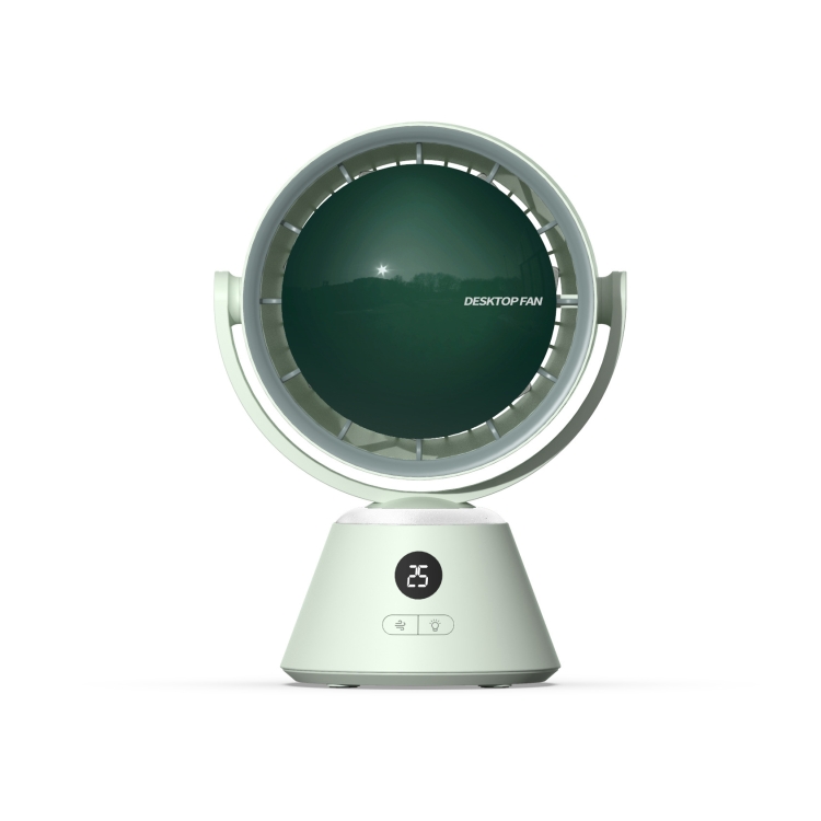 

Desktop Turbo Fan High Speed Hurricane 4000mAh Air Cooler with Night Light(Light Green)
