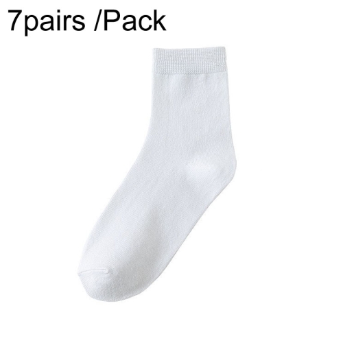 

7pairs /Pack Man / Ladies Traveling Portable Single-Use Socks, Size: Medium Male(White)