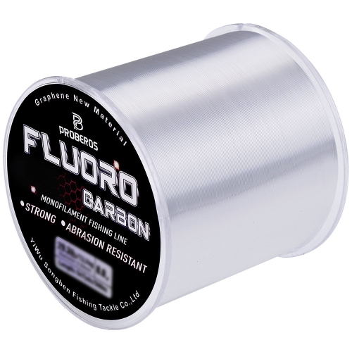PROBEROS Lures Fluorocarbon Fishing Line Clear Nylon Carbon Fiber Leader Fish Line, Line No.: 8.0(500m) 100mm fishing lures articulated bionic bait