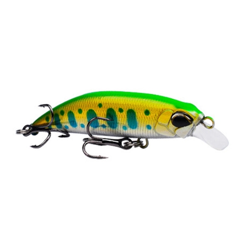 PROBEROS DW605 Sinking Minnow Lure Bionic Plastic Fake Bait Freshwater Sea Bass Fishing Hard Baits, Size: 5cm/3.8g(Color A) 3 9in 0 6oz bionic multi jointed hard bait s swimming action fishing lure with tackle box 6 segment fishing lure lifelike artificial fishing lures with treble hooks