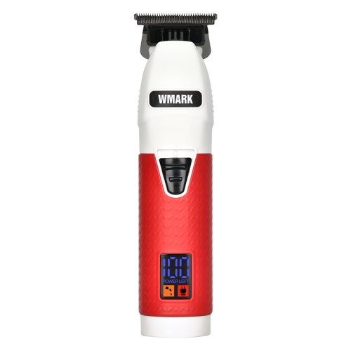 WMARK NG-318 Carving Oil Head Electric Push Clipper Rechargeable Hairdresser(White)