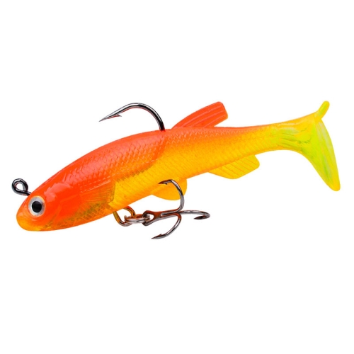 

PROBEROS DW6087 T-Tail Lead Fish Soft Lure Sea Bass Boat Fishing Bionic Fake Bait, Specification: 7.5cm/13.5g(Color B)