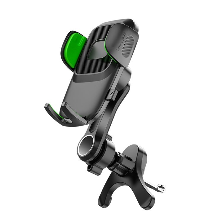 Support Téléphone Pour Ventilation Voiture – Télescopique, Serrage Auto, Design Volant, Pour Smartphones 4,7-7,2 Pouces