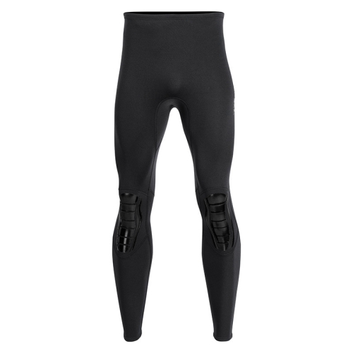 DIVE & SAIL 1.5mm Warm Diving Pants Winter Snorkeling And Surfing Trunks, Size: S(Male Black)