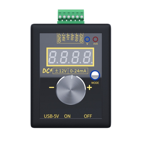 

FNIRSI 0-12V/0-4-24mA Handheld Positive Negative Voltage Current Signal Generator(Without Battery)
