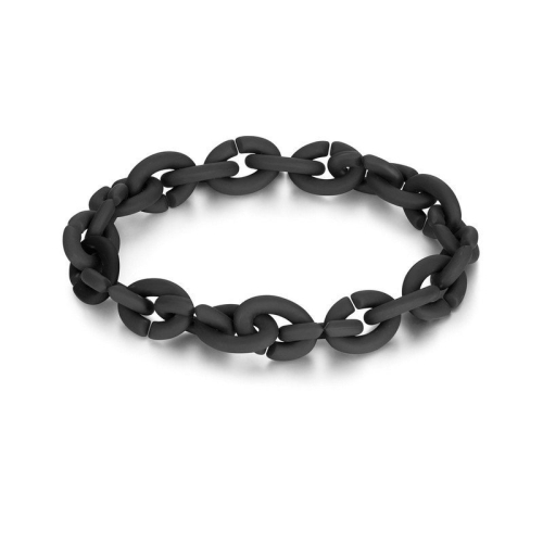 

Silicone Acrylic Splicing DIY Bracelet Jewelry(PMB001-BK)