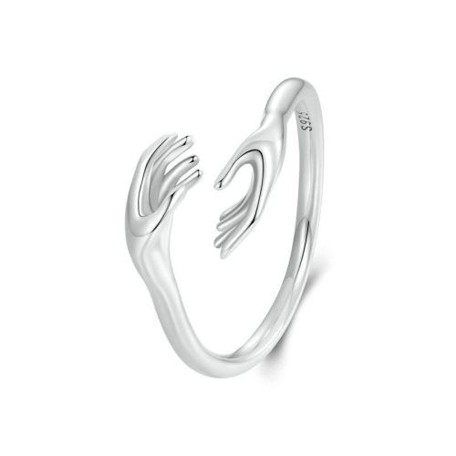 

S925 Sterling Silver Guard Open Adjustable Ring(SCR1003-E)