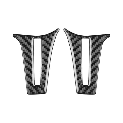 

For Mercedes-Benz G-Class W463 2pcs /Set Steering Wheel Sticker(Black)