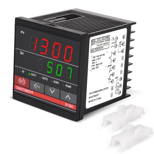 SINOTIMER XY507 Smart Temperature Control Instrument Short Shell PID Heating Relay SSR Solid State Output