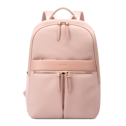Bopai 14-inch Laptop Casual Lightweight Waterproof Backpack(Pink)