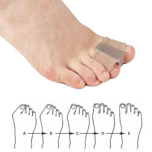 Double-hole Toe Separator Thumb Valgus Orthosis, Size: S