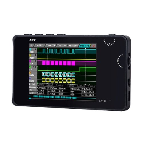 

MINIWARE LA104 Logic Analyzer 4-Channel Debugging Assistant Sampling Analog Oscilloscope