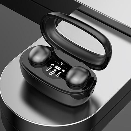 

Mini TWS Bluetooth Earphones With Rectangular Bin Noise Reduction Long Life Sleep Wireless Music Earbuds(Black)