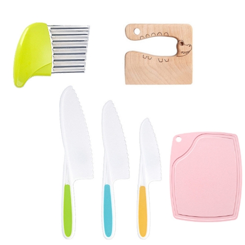 

Children Cooking Knife Set Early Childhood Education Kitchen Tools, Spec: 6pcs /Set