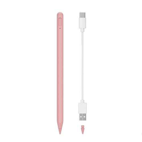 Fast Charge+Touch Switch+Bluetooth Function Anti-false Touch Capacitive Pen for iPad 2018 or Later(Pink)