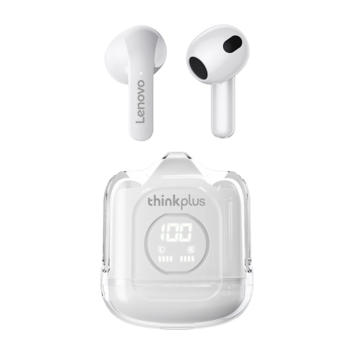 

Lenovo Thinkplus XT65 In-Ear Wireless Sports Bluetooth Earphones with Digital Display Battery Charging Compartment(White)