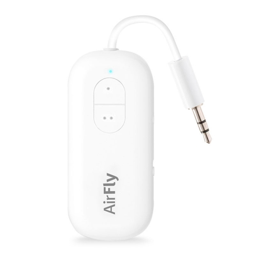 Airfly Duo For Apple Bluetooth Earphones AirPods Adaptor Connector Bluetooth Transmitter transparent double parallel line male head type f connector radio antenna enhances reception signal fm antenna