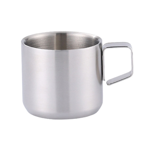 

150ml 304 Stainless Steel Double Layer Insulated Mug Children Drop-proof Water Cup Coffee Mug(Silver)
