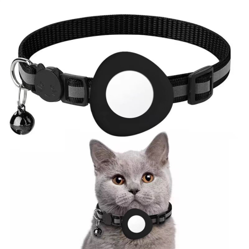 

For Huawei Tag Location Tracker Anti-lost Protective Case Pet Collar(Black)