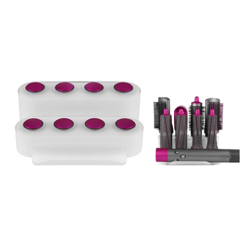 For Dyson Airwrap Storage Rack Can Store 8 Attachment(Rose Red)