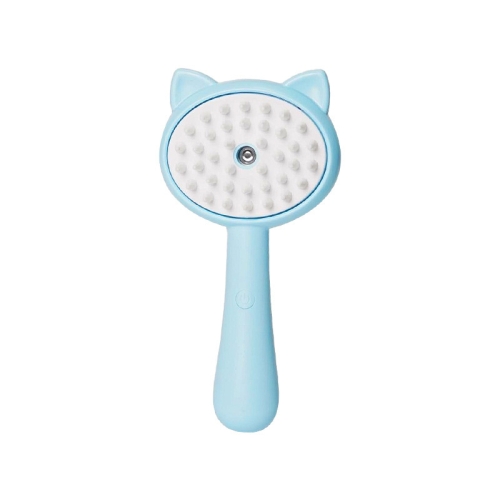 

Pet Spray Massage Comb Cats Anti Flying Hair Bathing Brush(Blue)