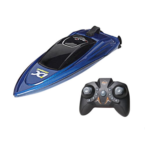 Children 2.4G Mini Remote Control Boat Summer Water Play Electrical Submarine Boys Toys(Blue)