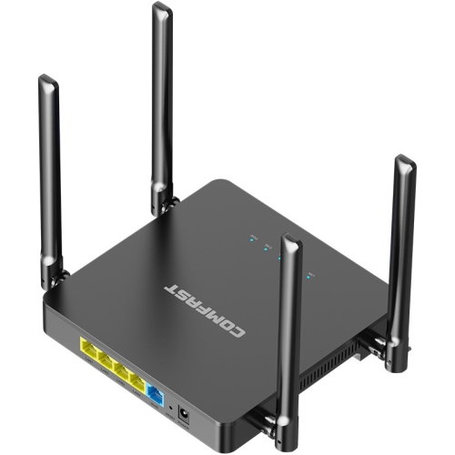 COMFAST CF-N5 V2 1200Mbps WiFi6 Dual Band Wireless Router With Gigabit Ethernet Port, 4x5dBi Antenna(US Plug)