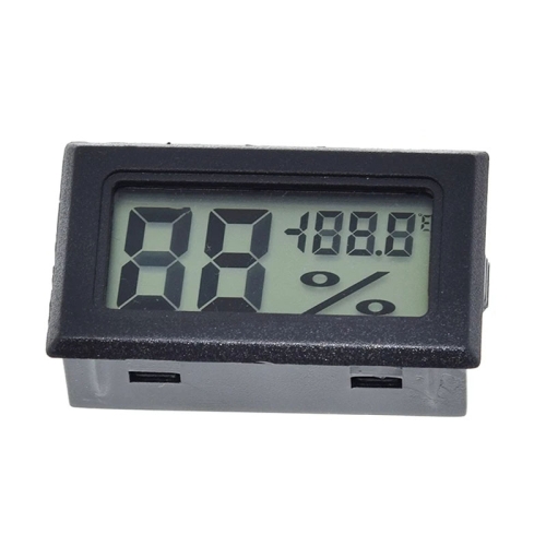 

With Probe Digital Thermometer Hygrometer Electronic Temperature Detection Sensor, Model: FY-11 Black