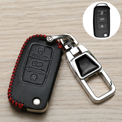 

For Volkswagen Jetta Car Key Cover Multifunctional Keychain Anti-lost Number Plate(A)