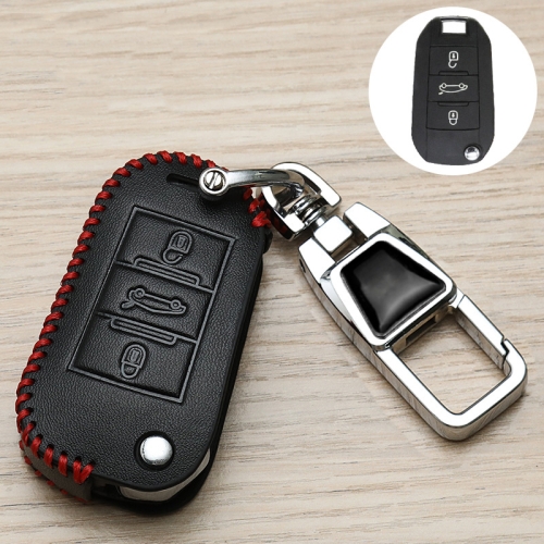 

For Citroen Car Key Cover Multifunctional Keychain Anti-lost Number Plate(A)