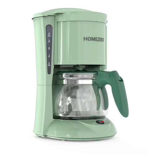 

HOMEZEST 600W 0.65L Automatic Drip Coffee Maker with Glass Carafe 2-6 Cup Capacity(Green EU Plug)