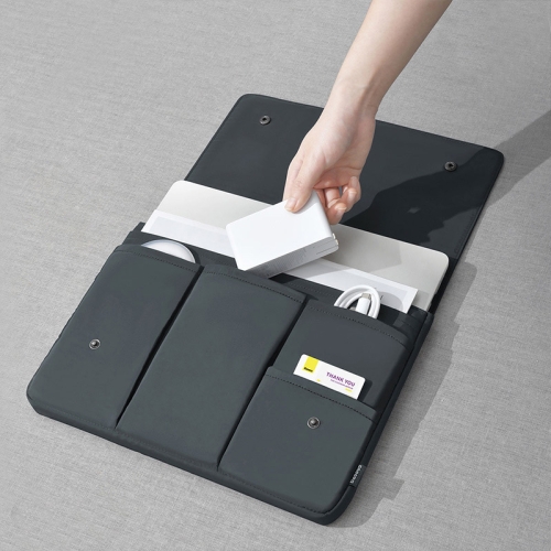 

Multi-layer Waterproof and Shock-absorbing Laptop Sleeve Laptop Storage Bag, Size: 13 inch(Black)