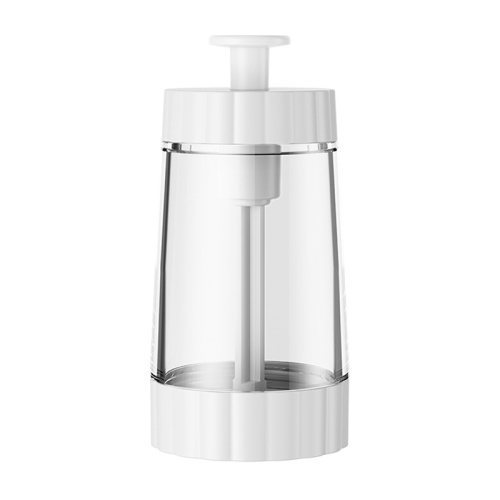 

Kitchen Pressure Dosing Salt Shaker Household Moisture-Proof Sealed Seasoning Bottle(White)