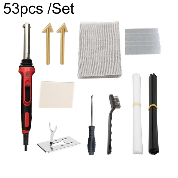 

53pcs /Set Plastic Parts Repair Tool Car Bumper Restorating Kit Set, Specification: US Plug