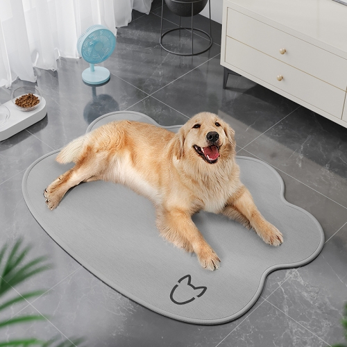 

Summer Pet Cooler Pad Dogs Sleeping Pad Anti-slip Scratch Resistant Cooling Mat, Size: 45x60cm(Light Gray)