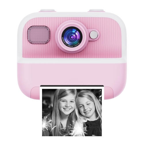 

M8 2.4-Inch 1080P HD 2400W Pixel Dual-Camera Children Thermal Printing Camera, Color: Pink