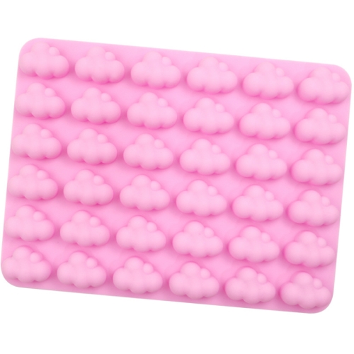 

36 Grids Cloud Silicon Chocolate Model Cake Decoration Mold(Pink)