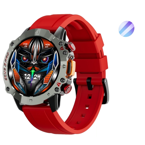 

LOKMAT Zeus3 Pro 1.39-Inch 5ATM Waterproof Outdoor Sports Bluetooth Call Smart Watch(Red)