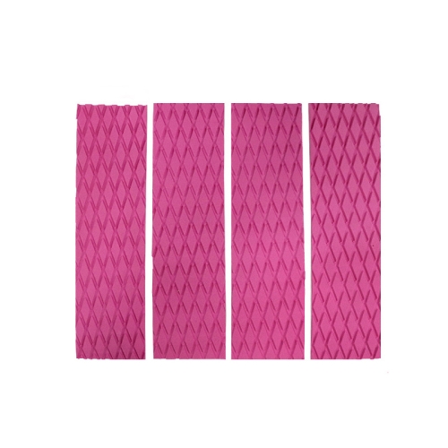 

4pcs /Set EVA Shortboard SUP Surfboard Diamond Anti-skid Pad(Pink)