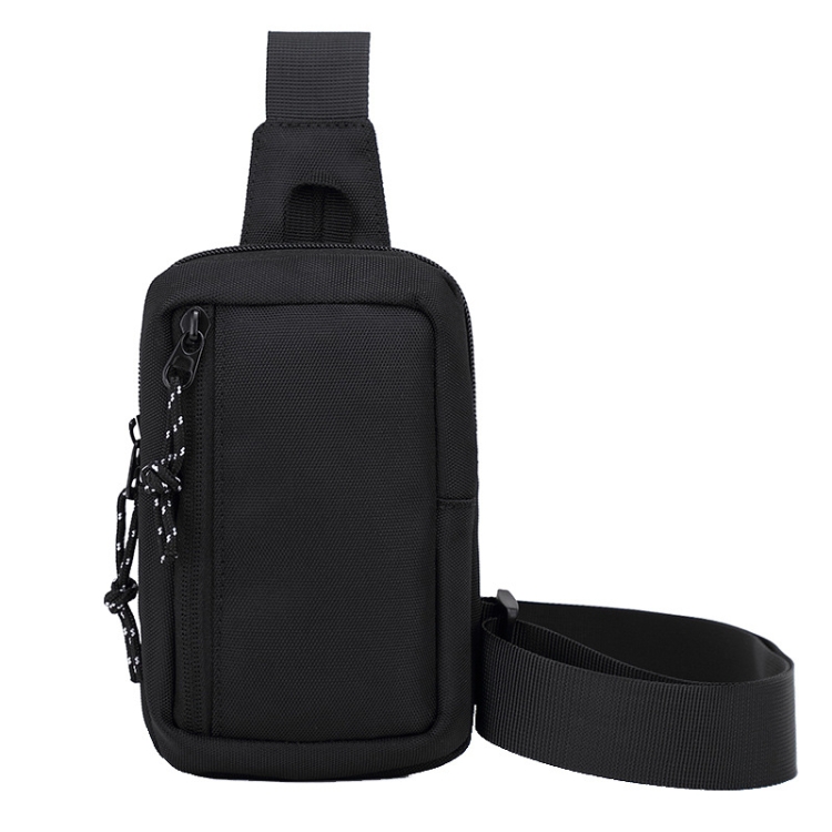 

Men Crossbody Bag Sports Mini Chest Bag(Black)