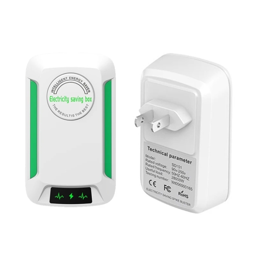 

SD101 Smart Home Energy Saver Electric Meter Energy Saver, Size: US Plug(White)