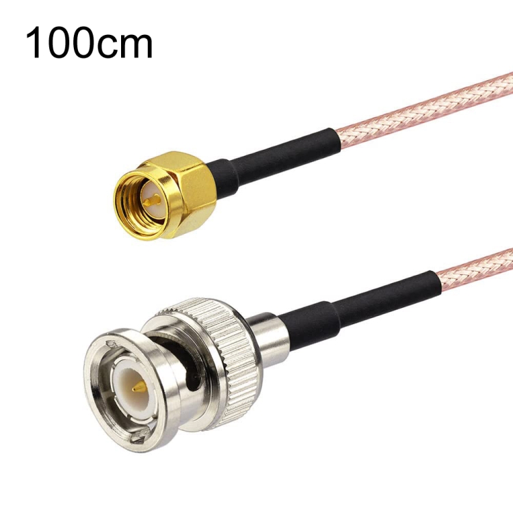 Câble Coaxial RG316 BNC Mâle / BNC Mâle - Basse Perte, 49,2 Pieds (15 Mètres), Uxcell