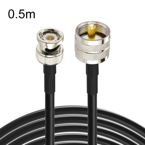 0.5m BNC Male To UHF Male RG58 Adapter Cable
