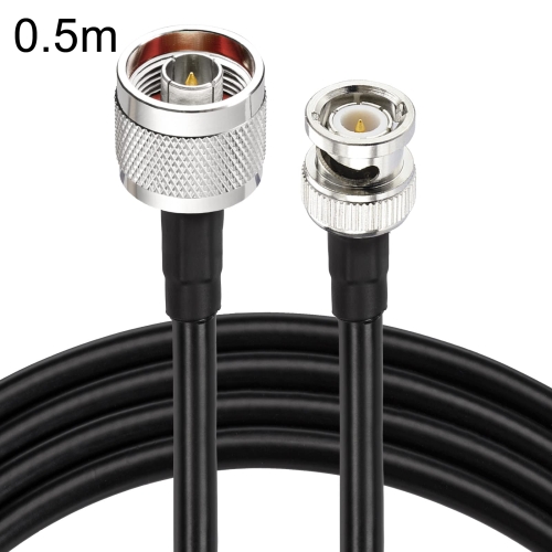 0.5m N Male To BNC Male RG8X RF Coaxial Cable