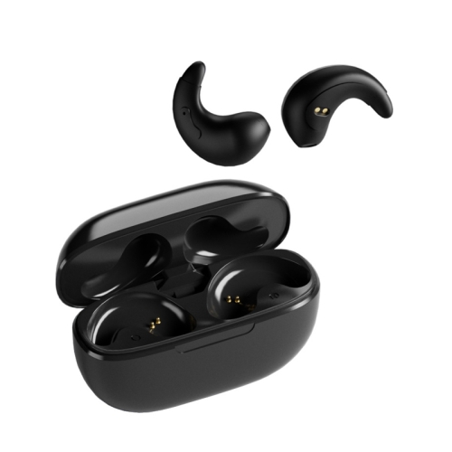 

OWS Sleep Bluetooth Earphones With Charging Compartment, Color: Black Wihout Silicone Case