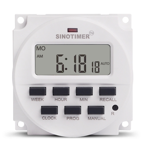 

SINOTIMER TM618N-1 110V 7 Days Weekly Programmable Digital Electronic Timer Switch