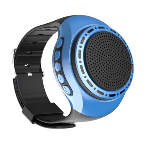 

U6 Watch-shaped Wearable Bluetooth Speaker Selfie Sports Smart Speaker(Blue)