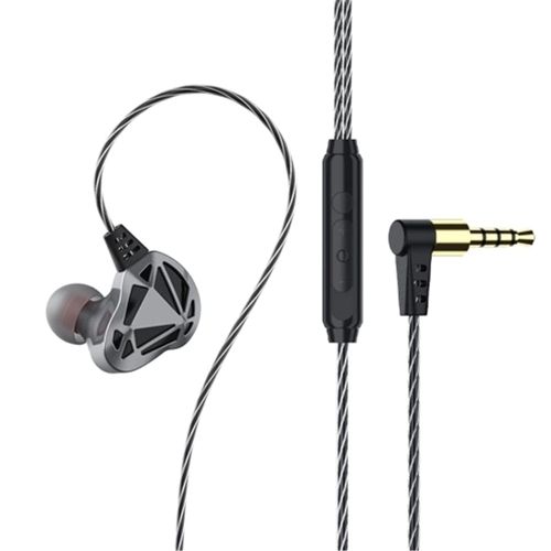 

QKZ AK7 3.5mm Sports In-ear Stereo HIFI Heavy Bass Wired Earphones(Gray)